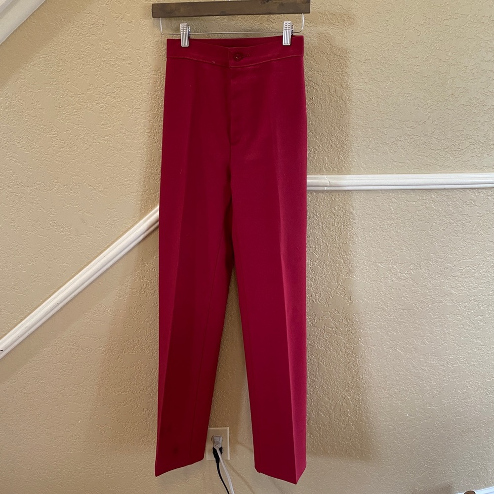 High-rise, wide leg trouser